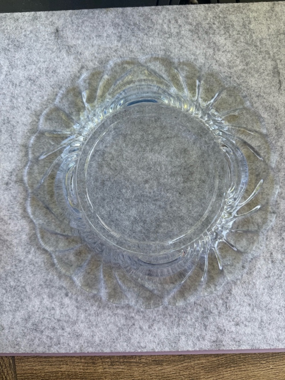 Caprice Moonlight Blue by Cambridge Glass Salad Plate